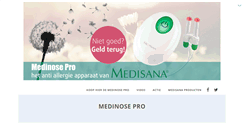 Desktop Screenshot of medinose.nl